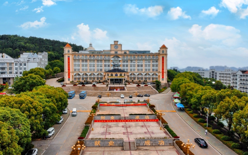 武昌理工學院校園圖。