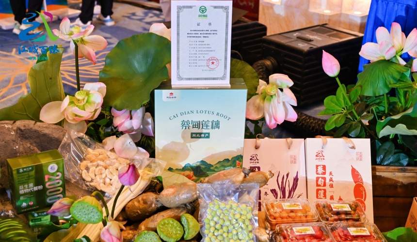 “江城百臻”助力武漢農(nóng)產(chǎn)品出圈 洪山菜薹、蔡甸蓮藕現(xiàn)場簽約2.6億元
