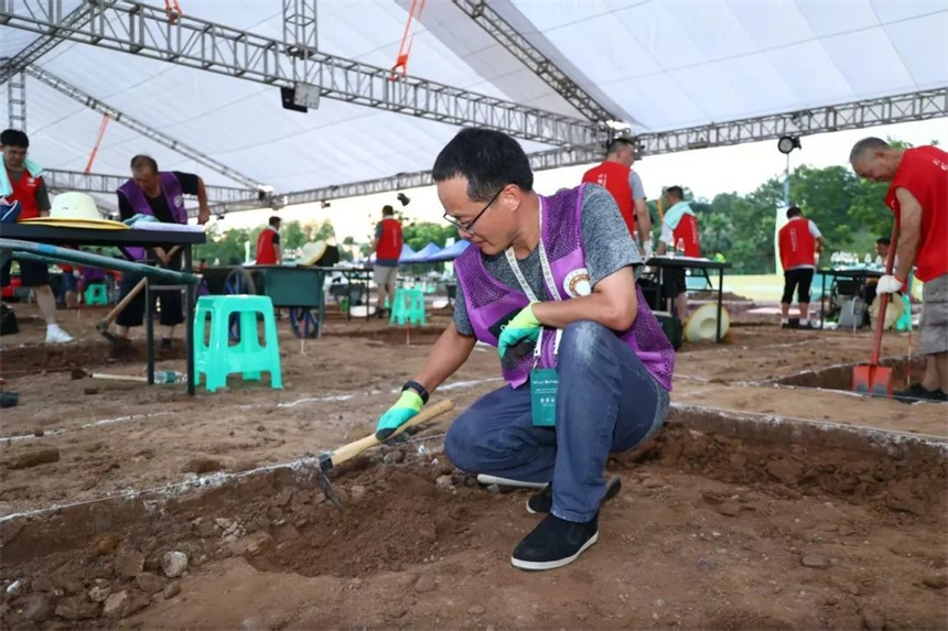 湖北省文物考古研究院史德勇比賽中