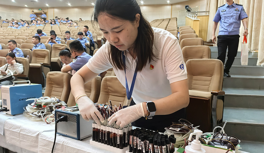 武漢公安無償獻血活動熱忱滿滿【3】