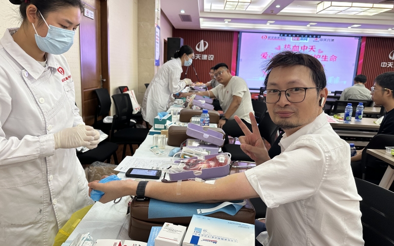 熱血六載續(xù)航！中天六建熱血筑城，為生命注入“紅色暖流”【2】