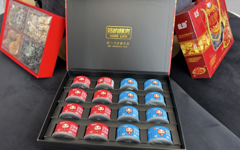 隨縣香菇博覽館里的香菇產(chǎn)品。吳君攝