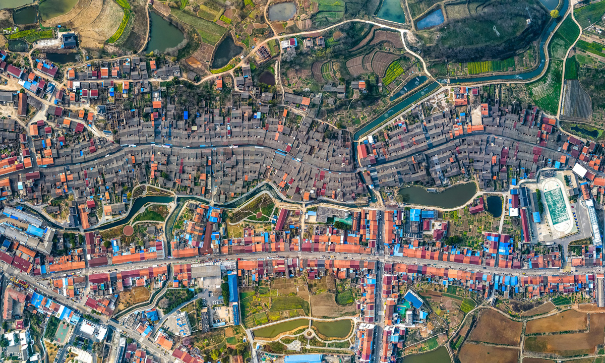 《湖北孝昌 長江支脈——澴河岸邊滿眼春》韓紹 攝