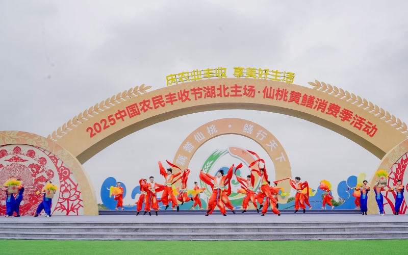 2025中國農(nóng)民豐收節(jié)湖北主場(chǎng)活動(dòng)在仙桃舉行。袁立斌攝