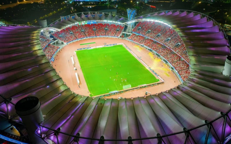  武漢體育中心主體育場。