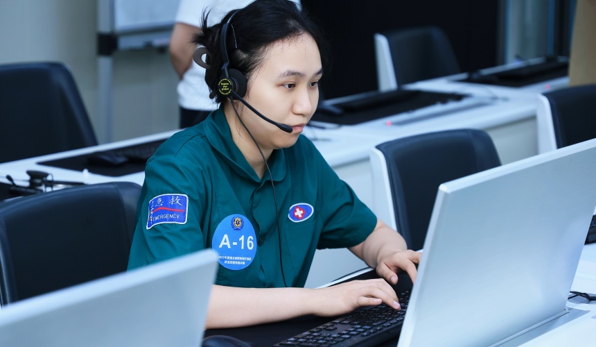 湖北百名急救高手賽場錘煉“硬核”技能