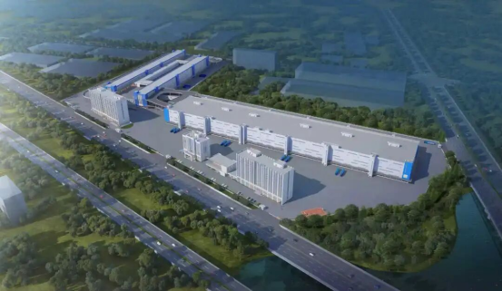 中通快遞集團(tuán)華中總部基地（二期）效果圖。葛店國(guó)家經(jīng)開(kāi)區(qū)供圖