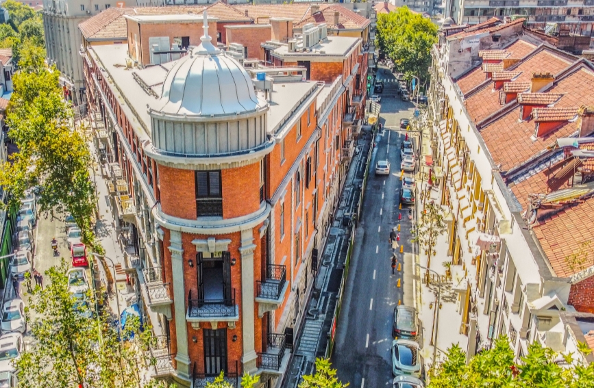 漢口歷史文化風(fēng)貌區(qū)巴公房子。李輝攝