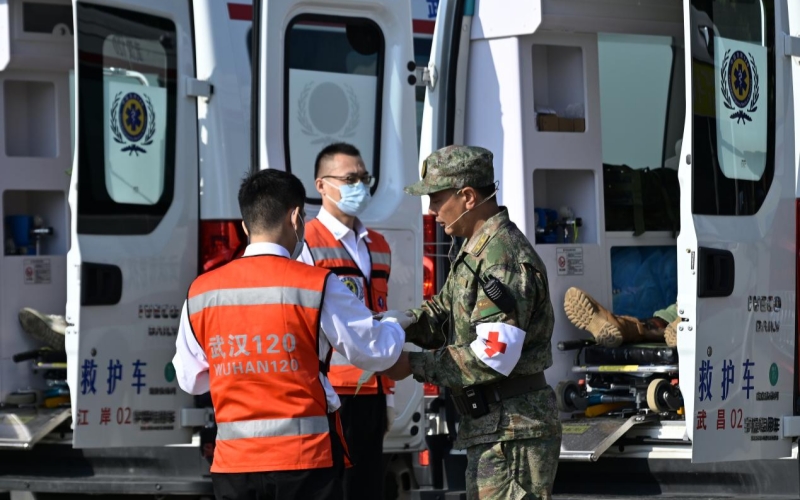 軍地聯(lián)合演練，鍛造急救精兵。