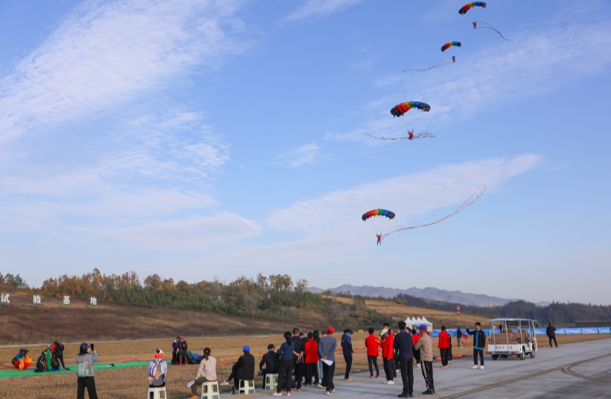 2025全國(guó)跳傘錦標(biāo)賽竹山開(kāi)幕