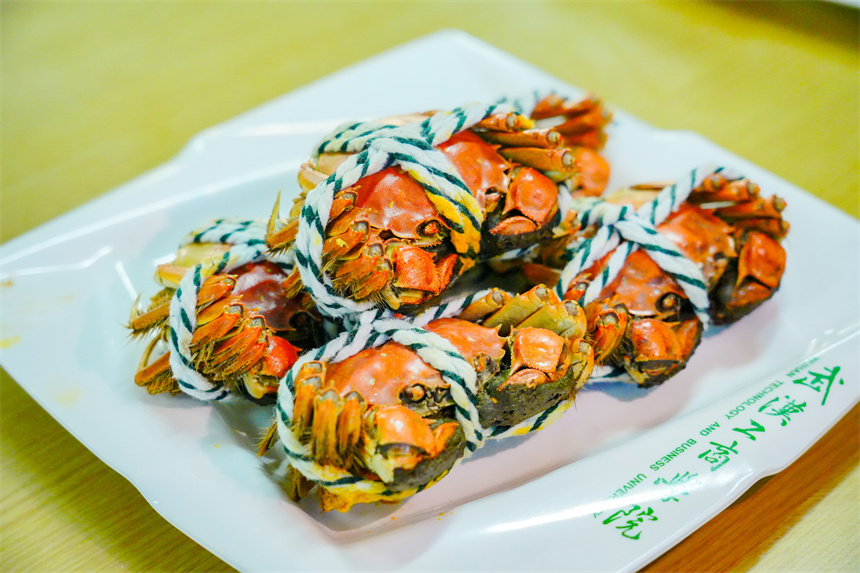 清蒸螃蟹。劉皓辰攝