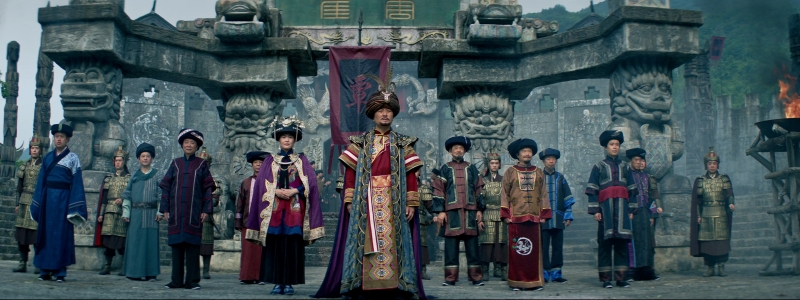 紀錄片《唐崖土司城》歷史場面還原。