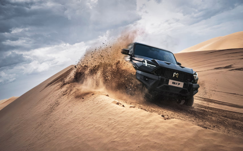 東風猛士917創(chuàng)造了八項“中國第一”。